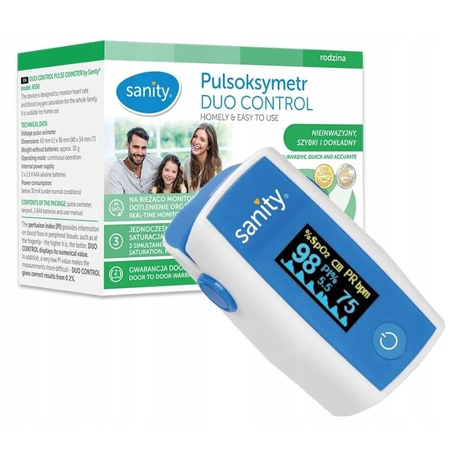 Sanity Duo Control Pulsoximeter MODELL A330, 1 Stück