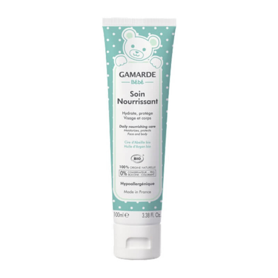 Baby moisturizing cream for face and body, 100 ml, Gamarde