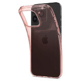 Spigen Crystal Flex case for iPhone 15 Pro Max - pink-transparent