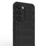 Magic Shield Case pour Samsung Galaxy S23+ étui souple blindé noir