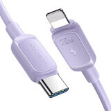 Joyroom Multi-Color Series A14 Câble USB-C / Lightning 20W 1,2 m - violet