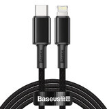 Baseus CATLGD-A01 Cable Lightning - USB-C PD 20W 480Mbps 2m - negro