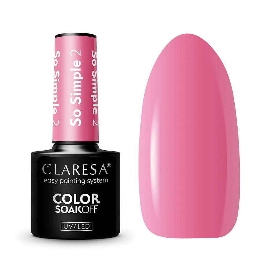 Acquista Claresa Soak Off UV/LED So Simple vernice ibrida 2, 5 g Claresa Soak Off UV/LED So Simple vernice ibrida 2, 5 g
