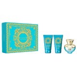 Versace Dylan Turquoise Pour Femme Set Eau de Toilette 50 ml + shower gel 50 ml + body gel 50 ml