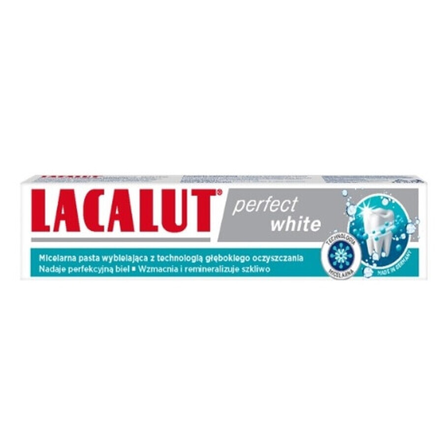Lacalut Perfect White Toothpaste, 75 ml