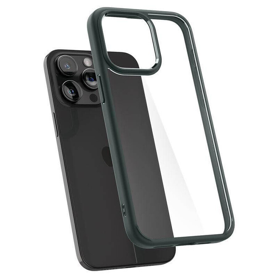 Spigen Ultra Hybrid case for iPhone 15 Pro Max - dark green