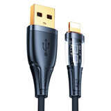 Joyroom Star-Cloud Series A3 Câble USB-A / Lightning 2,4A 1,2m avec interrupteur intelligent - noir