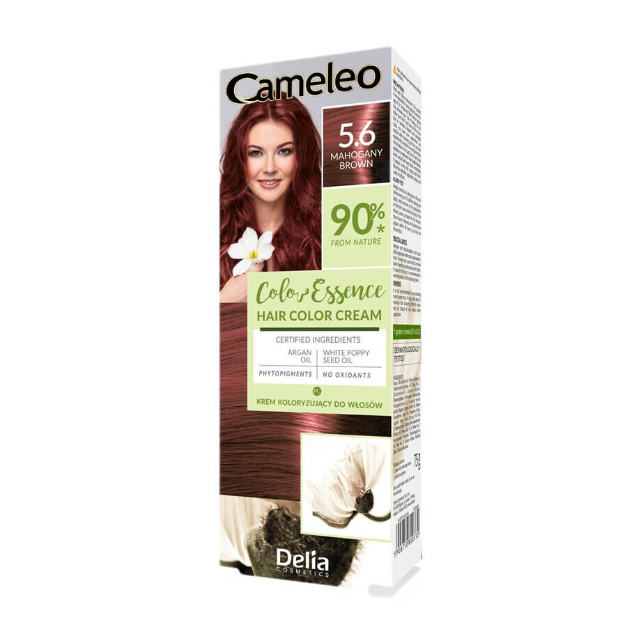Cameleo Color Essence Crema Colorante per Capelli 5.6 Castano Mogano, 75 g