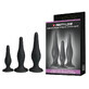 Pretty Love Begginer s Mini Anal Kit 85mm + 115mm + 130mm anal plugs set