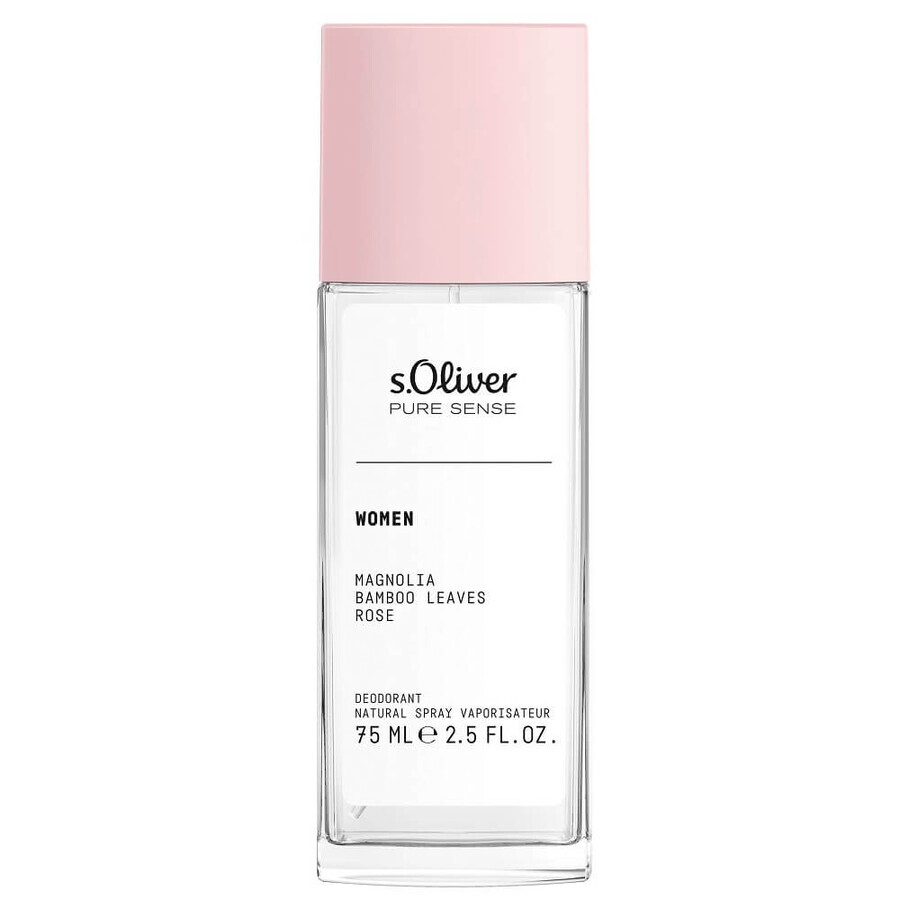 S.Oliver Pure Sense Vrouwen Mist Deodorant, 75ml