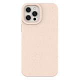 Eco caz caz pentru iPhone 12 Pro Max silicon caz telefon roz