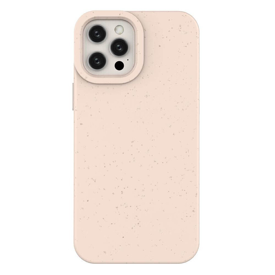 Eco Case hoesje voor iPhone 12 Pro Max siliconen telefoonhoesje roze