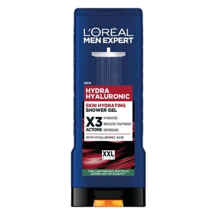 L'Oréal Paris Men Expert Hydra Hyaluronic Gel Douche Hydratant, 400 ml