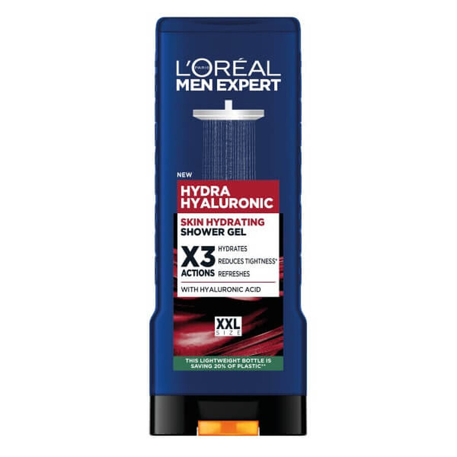 Acquista L Oreal Paris Men Expert Hydra Gel doccia idratante ialuronico, 400 ml L Oreal Paris Men Expert Hydra Gel doccia idratante ialuronico, 400 ml