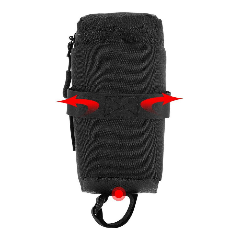 Wozinsky small bike bag under the saddle 0.6 l black (WBB8BK black)