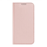 Beschermhoes en portemonnee voor iPhone 15 Pro Max Dux Ducis Skin Pro - roze