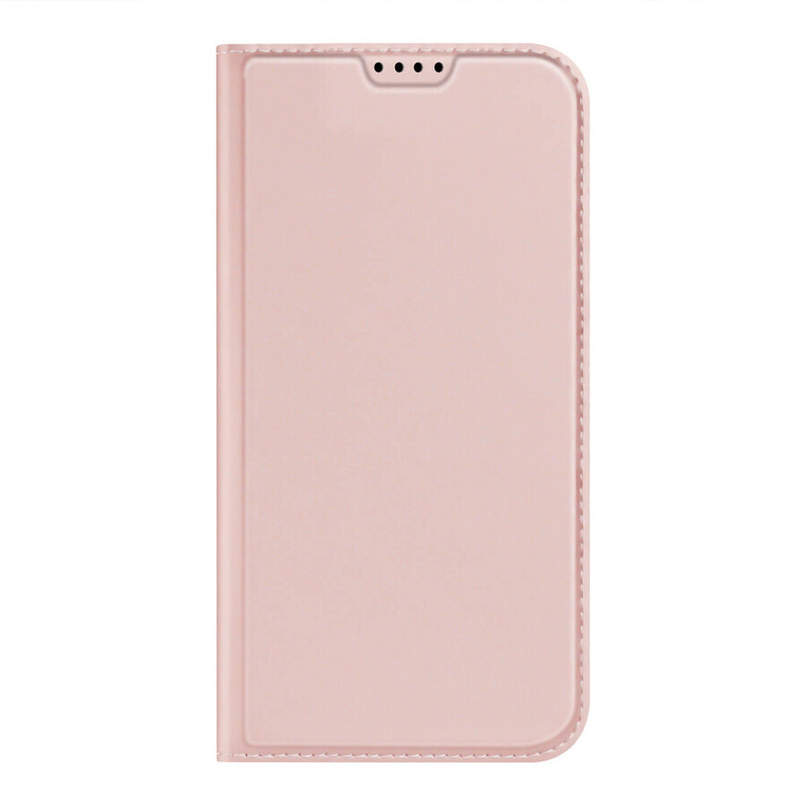 Case for iPhone 15 Pro Max flip cover and wallet Dux Ducis Skin Pro - pink