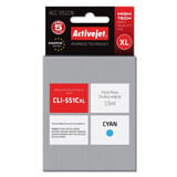 ActiveJet, Ink for Canon ACC-551CN (replacement CLI-551C) cyan (blue)