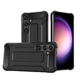Cazul Hybrid Armor pentru Xiaomi POCO C65 / Redmi 13C armat - negru