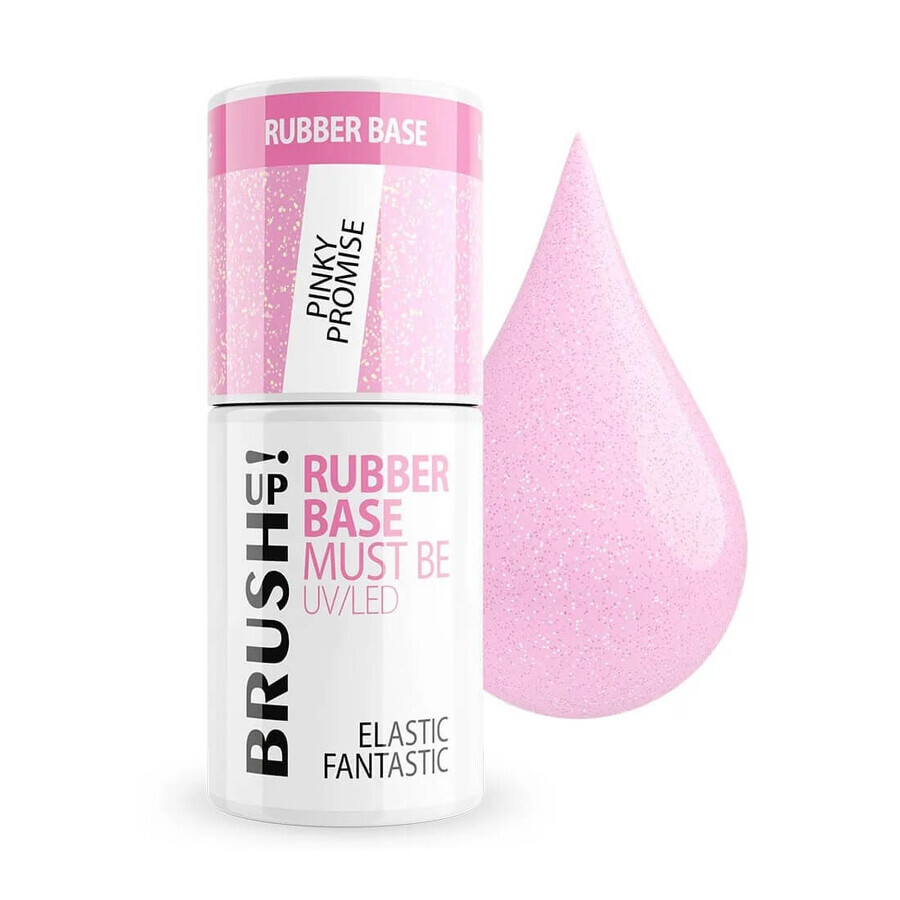 Acquista BrushUp! Base in gomma Base ibrida per unghie Promessa del mignolo, 5 g BrushUp! Base in gomma Base ibrida per unghie Promessa del mignolo, 5 g