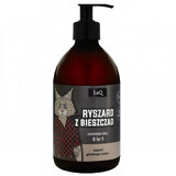 Gel de duș LaQ 8in1 Richard de la Bieszczady Exlusive, 500 ml