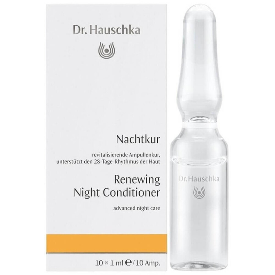 Dr. Hauschka Nachtbehandeling in ampullen voor alle huidtypes, 10 x 1 ml