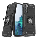 Wozinsky Ring Armor armored hybrid case cover + magnetic holder Samsung Galaxy S22+ (S22 Plus) black