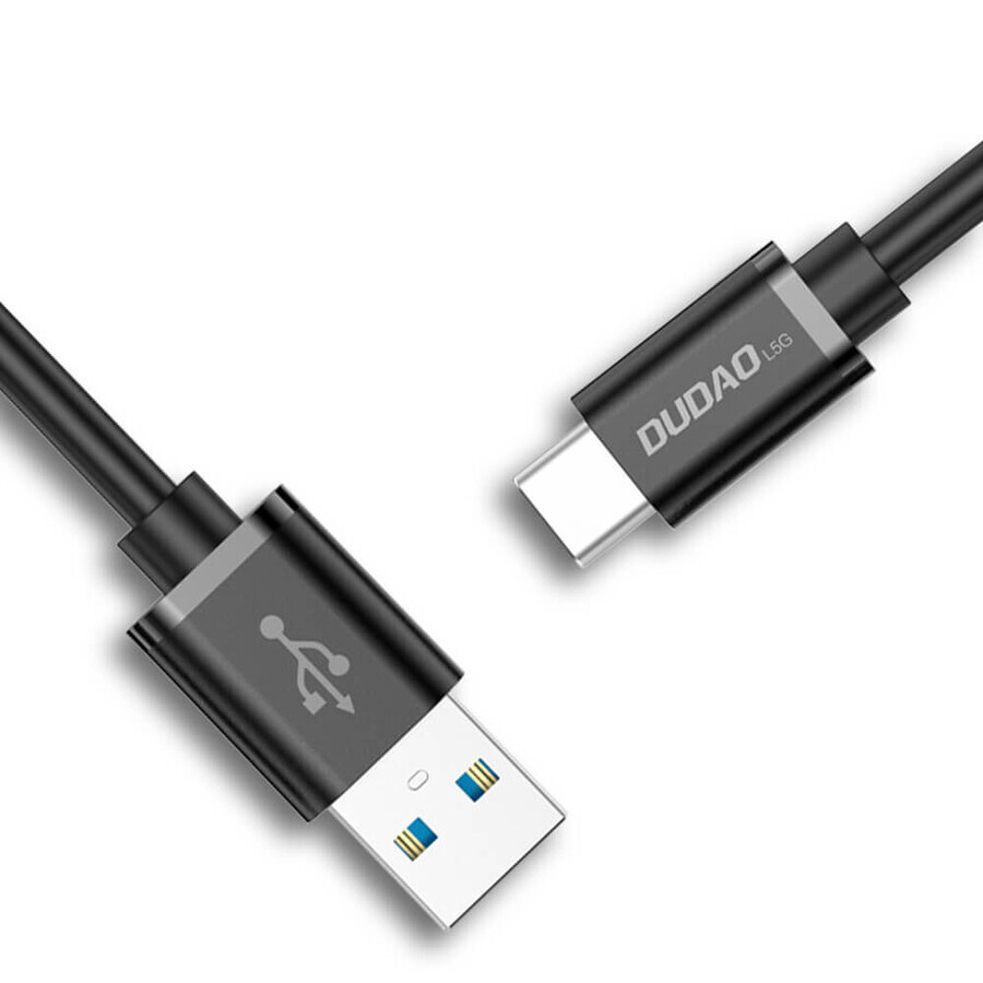 Dudao USB-kabel - USB Type C Super Fast Charge 1 m zwart (L5G-zwart)