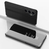 Carcasă tare cu capac flip pentru Samsung Galaxy S23 FE Clear View Case - negru