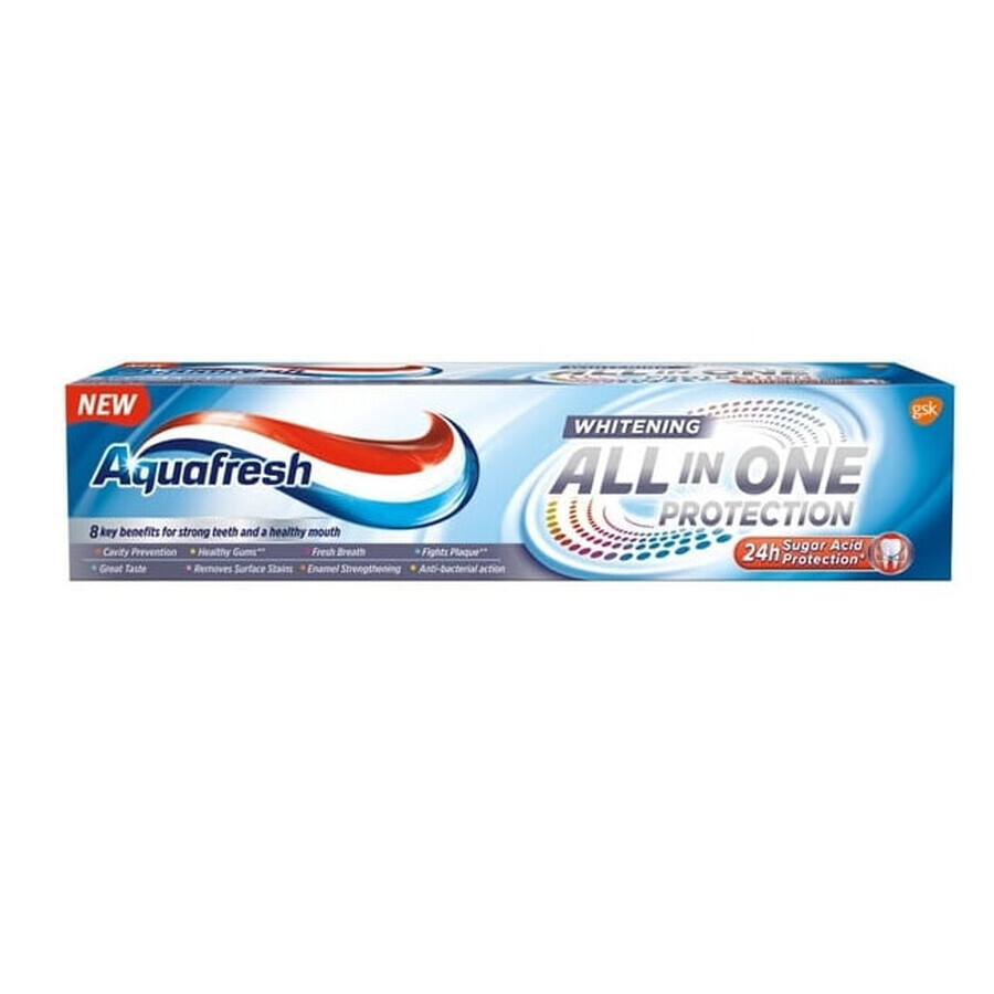 Aquafresh All In One Protection Whitening Toothpaste, 100ml