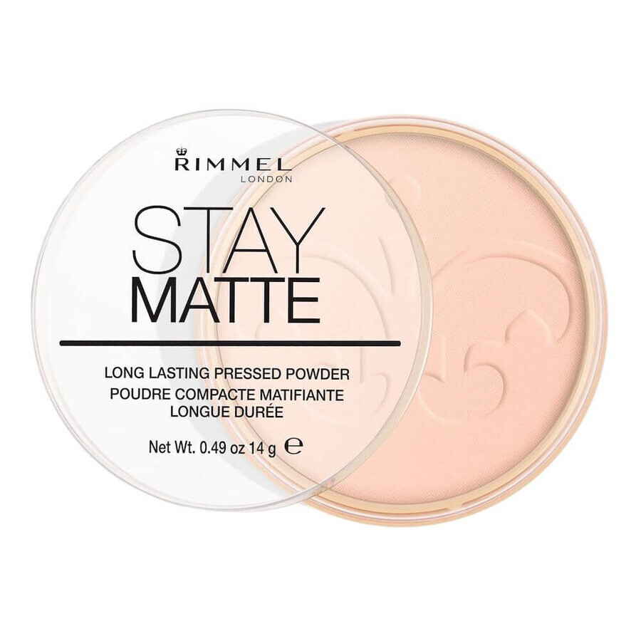 Rimmel Stay Matte Pressed Powder 002 Pink Blossom, 14 g