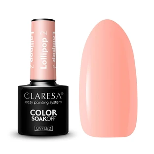 Claresa Soak Off UV/LED Lollipop Hybrid Varnish 2, 5 g