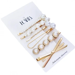 Ecarla Elegante Gouden Haarspelden, 4 stuks