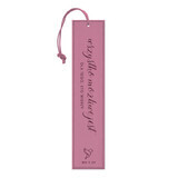 Leather bookmark Everything is possible