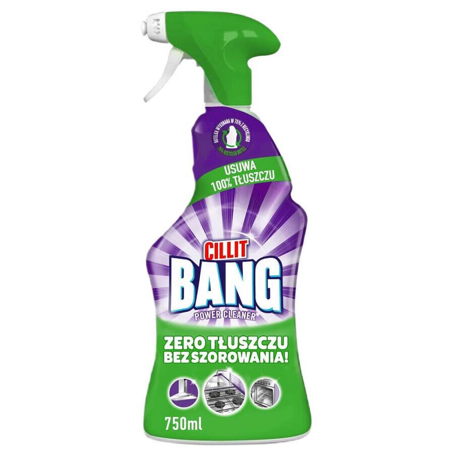 Cillit Bang Zero Grease No-Scrub Cleaner Spray, 750 ml