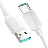 Joyroom Multi-Color Series A14 Câble USB-A / USB-C 3A 1,2 m - blanc