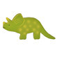 Tikiri Dinosaur Baby Triceratops toy teether, 1 piece