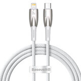 Baseus cable CADH000002 Lightning - USB-C PD 20W 480Mbps 1m - white