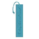 Leather bookmark Entrust your path to the Lord