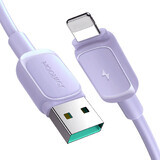 Joyroom Multi-Color Series A14 Câble Lightning / USB-A 2.4A 1.2 m - violet