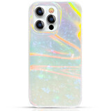 Kingxbar Shell Series caz elegant de lux pentru iPhone 13 Pro pearl-mint
