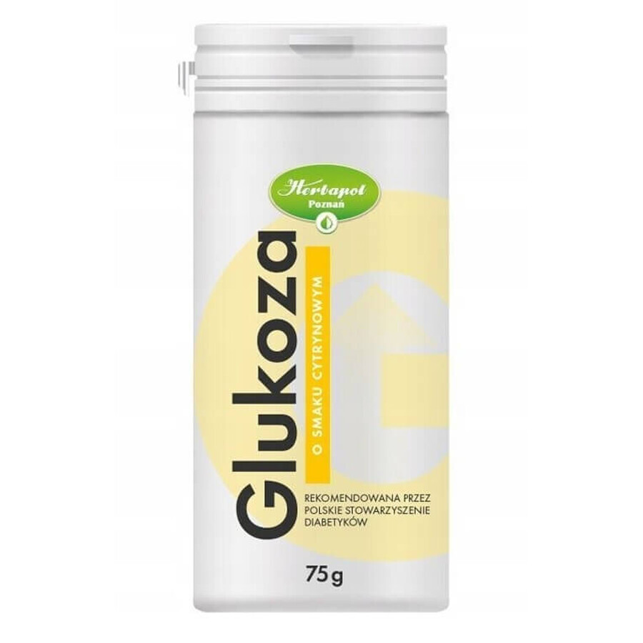 Glucose with lemon flavor, 75 g