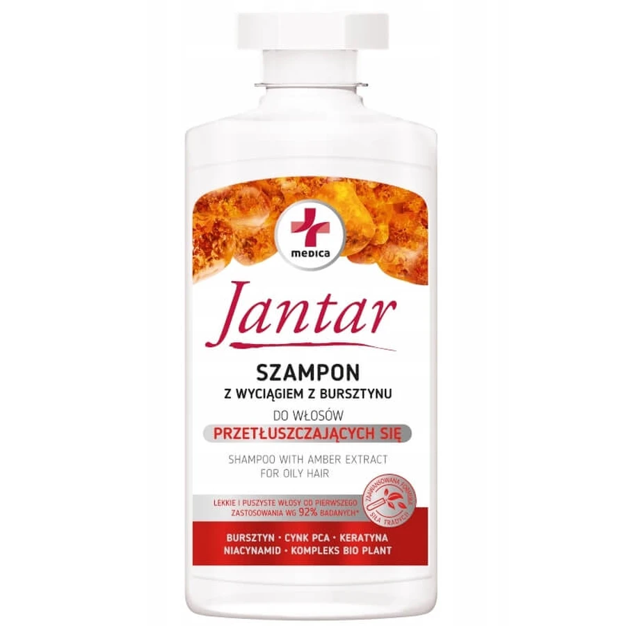 Jantar Medica Shampoo for oily hair with amber extract, 330 ml