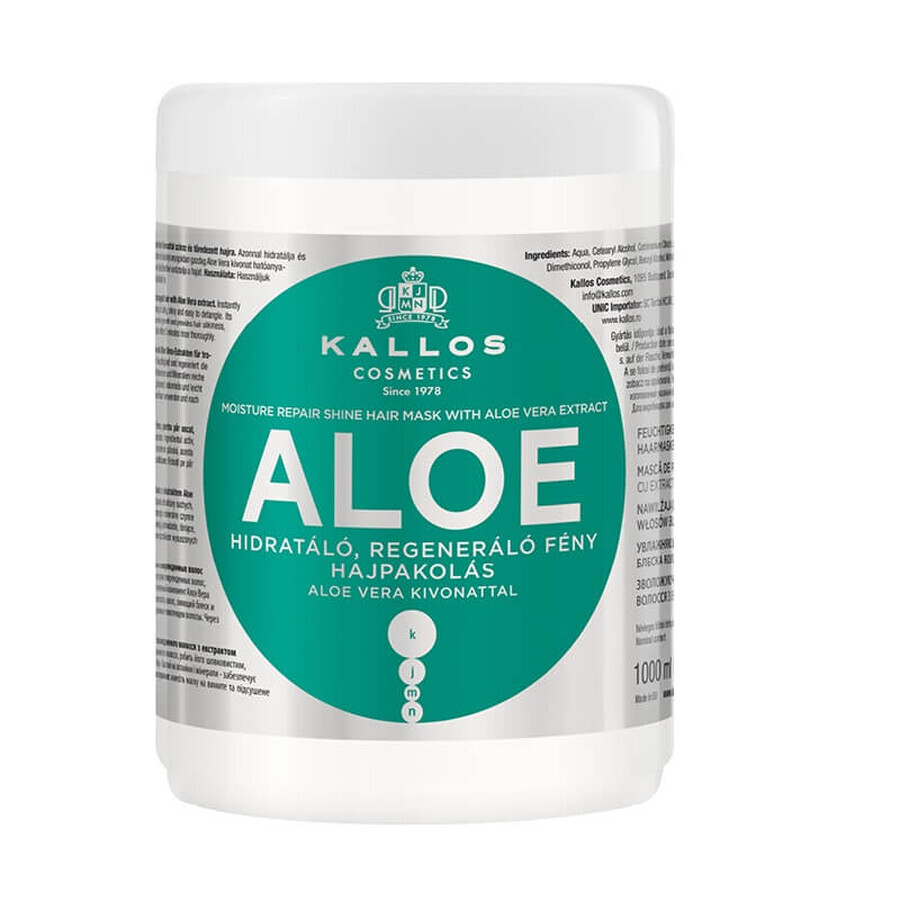 Shop Kallos KJMN Aloe Vera Maske, 1000 ml Kallos KJMN Aloe Vera Maske, 1000 ml