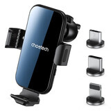 Choetech inductive charger with handle + magnetic tips black (T201-F)