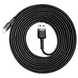 Baseus Cafule USB-A / Lightning 2A QC 3.0 3 m cable - black-gray