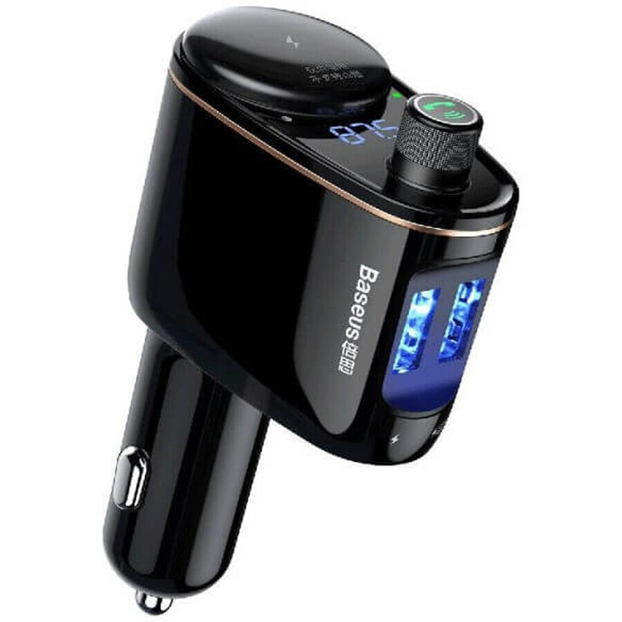 Buy Baseus S-06 Bluetooth/USB FM car transmitter (Overseas Edition) - black Baseus S-06 Bluetooth/USB FM car transmitter (Overseas Edition) - black