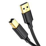 Ugreen cablu USB la USB tip B (cablu imprimantă) 3m negru (10351)