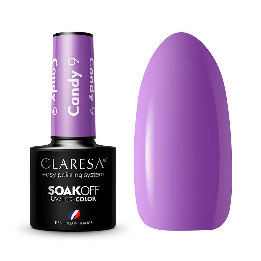 Claresa Soak Off Vernice ibrida UV/LED Candy 9, 5 g