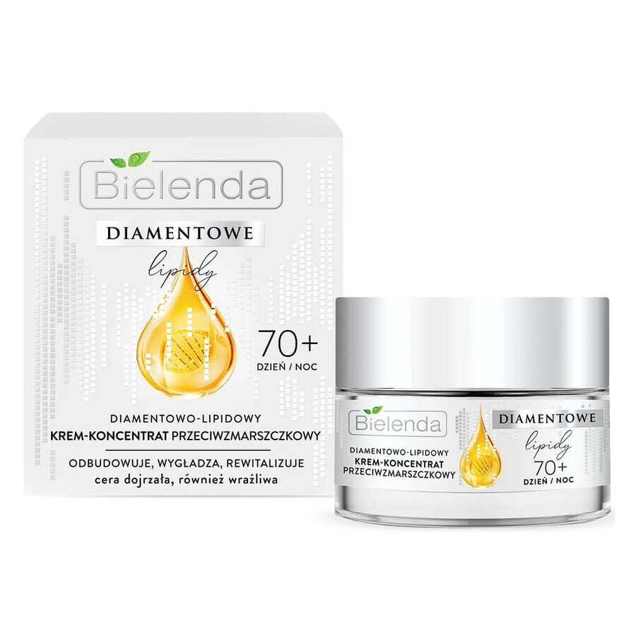 Bielenda Diamond-lipid crema-concentrado antiarrugas 70+, 50 ml